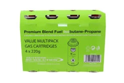 Milestone - 5 Packs Of 4 Gas Canisters - 220g 5 Milestone - 5 Packs Of 4 Gas Canisters - 220g -Kampa Store 220g 4pk 2