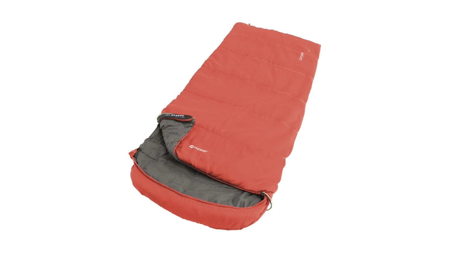 Outwell Campion Lux Red Sleeping Bag 2 Outwell Campion Lux Red Sleeping Bag - Image 2