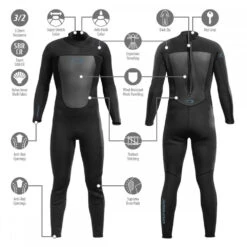Osprey Origin 3mm Full Length Wetsuit -Kampa Store 3 4 35