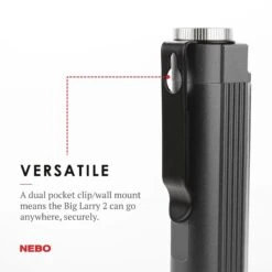 Nebo Big Larry™ 2 11 Nebo Big Larry™ 2 -Kampa Store 6737 GRAY PocketClip 01 1800x1800 97f94276 d04a 4d74 89b6 cd673f132b5e