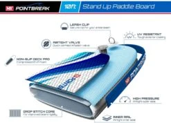 M.Y 10ft Blue Inflatable Paddle Board Package -Blue 7 M.Y 10ft Blue Inflatable Paddle Board Package -Blue -Kampa Store 807 2330