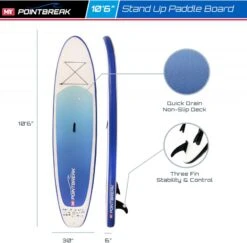 M.Y 10ft 6in Paddle Board Package - Blue -Kampa Store 808 2946
