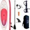 M.Y 10ft Inflatable Paddle Board Package -Pink