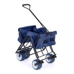 Yello Folding Beach Trolley 9 Yello Folding Beach Trolley -Kampa Store BGG1675 yello foldable trolley blue detail 04 copy
