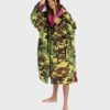 Dryrobe Advance Long Sleeve Camouflage Pink - RECYCLED