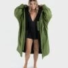 Dryrobe Advance Long Sleeve FOREST GREEN BLACK - RECYCLED