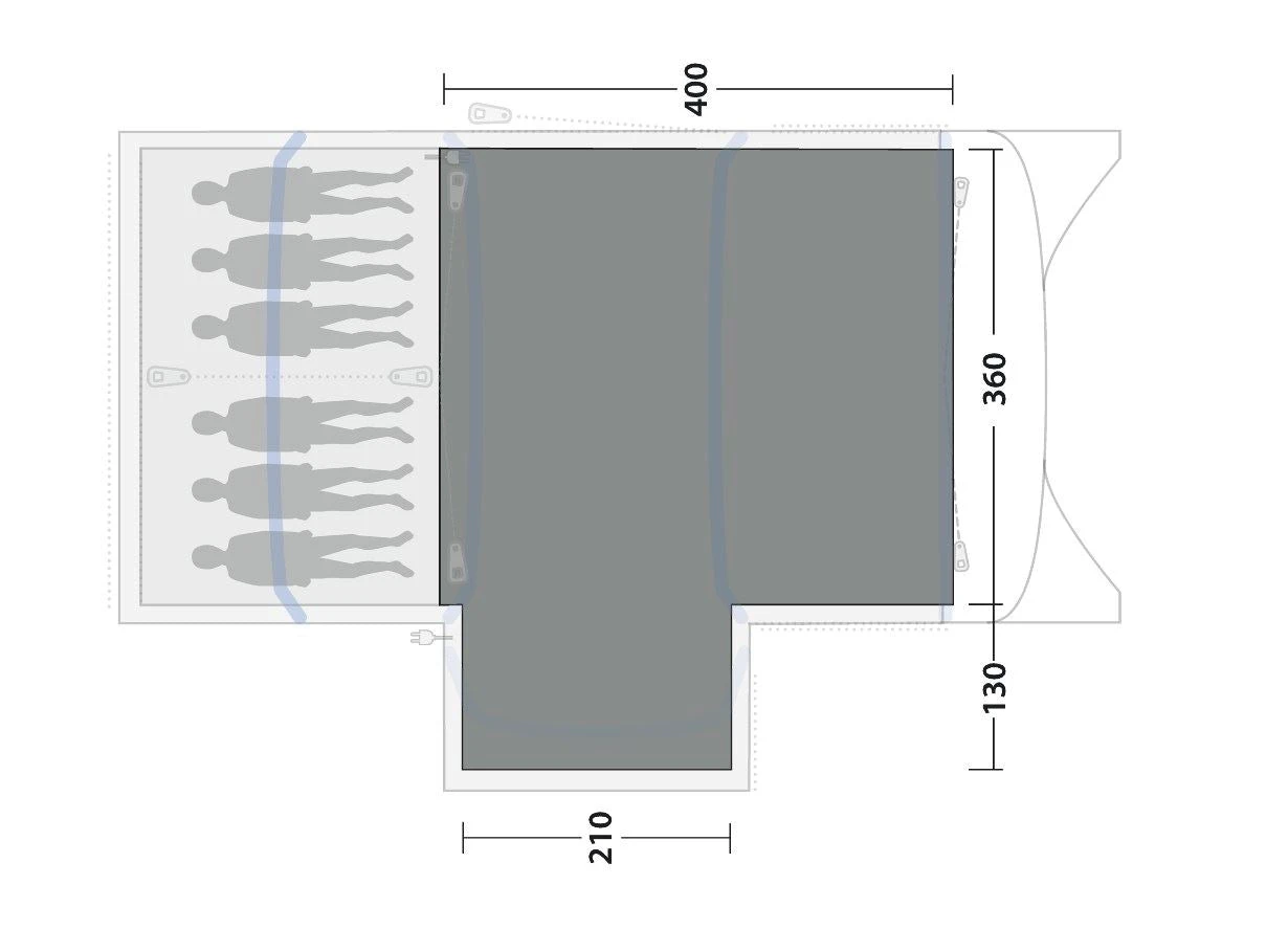 Outwell Knoxville 7sa Woven Carpet 3 Outwell Knoxville 7sa Woven Carpet - Image 3