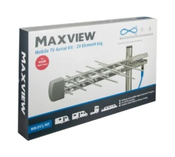 Maxview Mobile TV Aerial Kit – 20 Element Log 7 Maxview Mobile TV Aerial Kit – 20 Element Log -Kampa Store Hero MXL053 PACKAGING Image