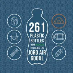 Vango Joro Air 600XL Sentinel Eco Dura Tent 29 Vango Joro Air 600XL Sentinel Eco Dura Tent -Kampa Store Joro Air 600XL Bottle Count small
