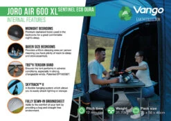 Vango Joro Air 600XL Sentinel Eco Dura Tent 30 Vango Joro Air 600XL Sentinel Eco Dura Tent -Kampa Store Joro Air 600XL SED2 small