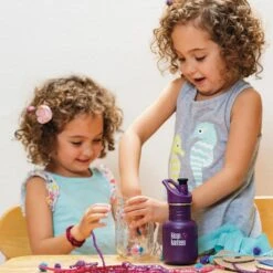 Klean Kanteen Kid Classic Sport Bottle 355ml - Surfs Up -Kampa Store K12CPPS GJ Twins water bottles lifestyle