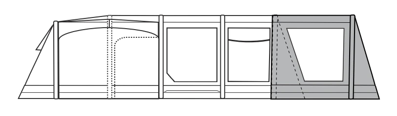 Outdoor Revolution Kalahari PC 9.0 DSE Air Tent 5 Outdoor Revolution Kalahari PC 9.0 DSE Air Tent - Image 5