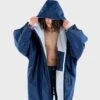 Dryrobe Advance Kids Long Sleeve NAVY GREY - RECYCLED