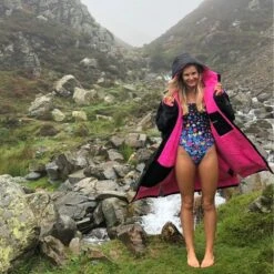 Dryrobe Advance Long Sleeve BLACK PINK - RECYCLED 15 Dryrobe Advance Long Sleeve BLACK PINK - RECYCLED -Kampa Store LS BP Rachel 2024x2024 ec8688b4 e3e0 412c b9a1 71c5f4e0083a