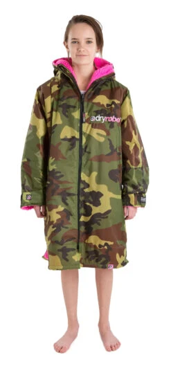 Dryrobe Advance Kids Long Sleeve Camouflage Pink - RECYCLED -Kampa Store S LS DA CAM PINK 222 2024x2024 be7032b7 ba14 4b73 a669 007f42686397