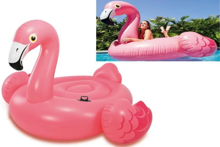 Intex Inflatable Flamingo Ride On Beach Toy 1 Intex Inflatable Flamingo Ride On Beach Toy