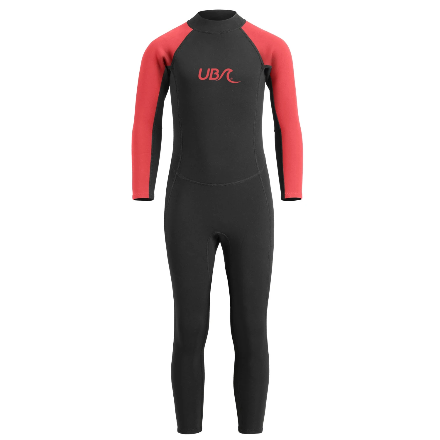 Urban Beach Sharptooth Kids Wetsuit - Red 3 Urban Beach Sharptooth Kids Wetsuit - Red - Image 3