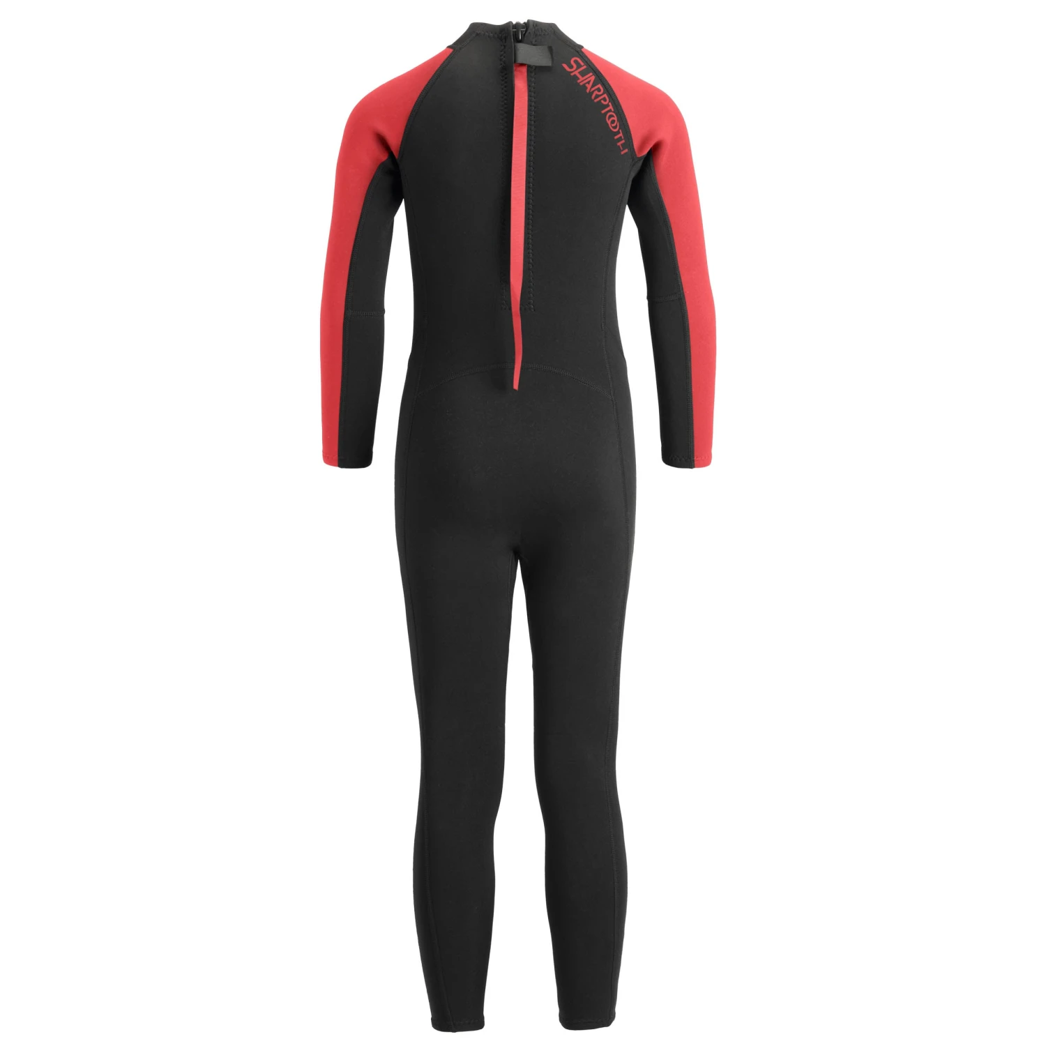 Urban Beach Sharptooth Kids Wetsuit - Red 2 Urban Beach Sharptooth Kids Wetsuit - Red - Image 2