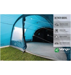 Vango Aether 600XL Poled Tent -Kampa Store aether 600xl 3