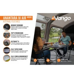 Vango Anantara IV Air 450XL Tent -Kampa Store anantara iv air 450xl 7
