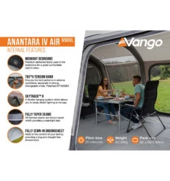 Vango Anantara IV Air 650XL Tent -Kampa Store anantara iv air 650xl 4