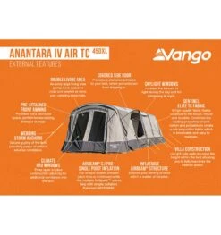Vango Anantara Air TC 450XL Tent 12 Vango Anantara Air TC 450XL Tent -Kampa Store anantara iv air tc 450xl 3