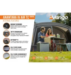 Vango Anantara IV Air TC 650XL Tent 18 Vango Anantara IV Air TC 650XL Tent -Kampa Store anantara iv air tc 650xl 9