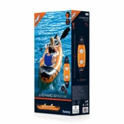 Bestway Hydro-Force Lite-Rapid X2 Kayak -Kampa Store bestway hydro force lite rapid x2 65077 inflatable kayak canoe 2 person 4