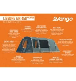 Vango Lismore Air 450 Tent Package 9 Vango Lismore Air 450 Tent Package -Kampa Store lismore air 450 package 3