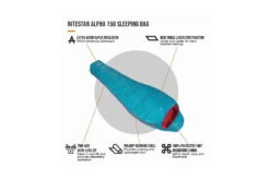 Vango Nitestar Alpha 150 Sleeping Bag - Lagoon 17 Vango Nitestar Alpha 150 Sleeping Bag - Lagoon -Kampa Store nitestar alpha 150 10