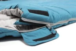 Outdoor Revolution Sun Star Double 400 Sleeping Bag - Blue Coral -Kampa Store orsb2031 sunstardouble400bc l3