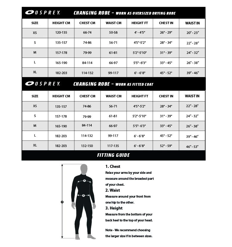 Osprey Changing Robe 13 Osprey Changing Robe - Image 13