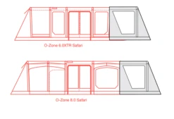 Outdoor Revolution O-zone Safari Front Porch Extension 11 Outdoor Revolution O-zone Safari Front Porch Extension -Kampa Store safari extension floorplans 2