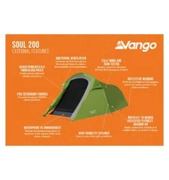 Vango Soul 200 Tent 8 Vango Soul 200 Tent -Kampa Store soul 200 2