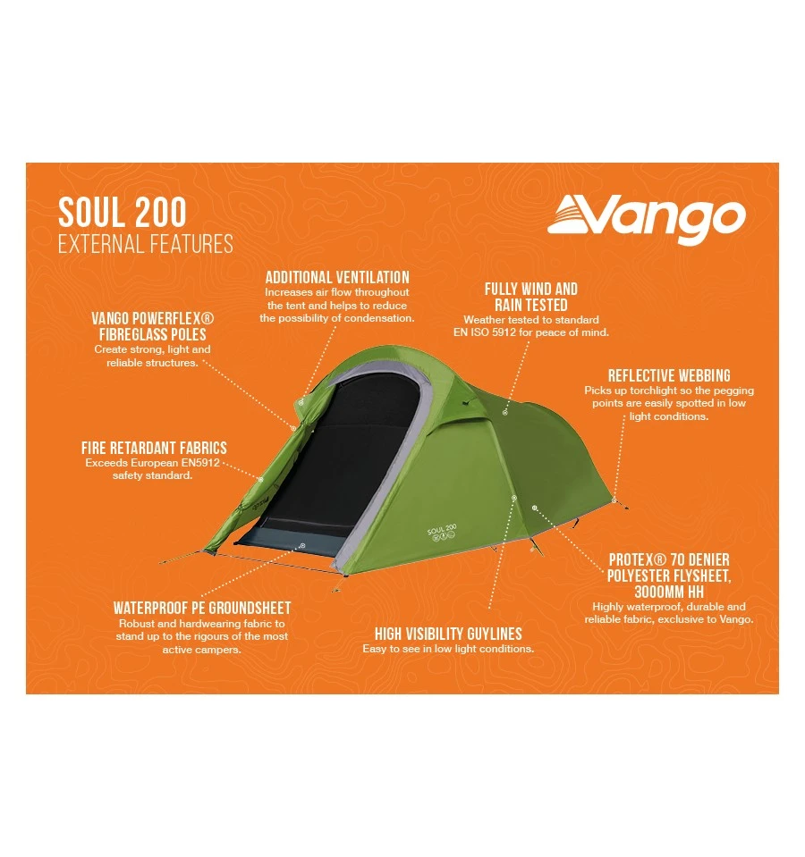 Vango Soul 200 Tent 3 Vango Soul 200 Tent - Image 3