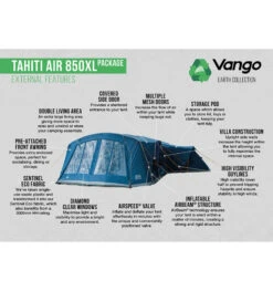 Vango Tahiiti 850XL Airbeam Tent 2023 13 Vango Tahiiti 850XL Airbeam Tent 2023 -Kampa Store tahiti air 850xl 2