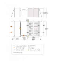 Vango Valencia II 450 Air Tent Package -Kampa Store valencia ii air 450 7 e004b089 ea79 468b a76e 2178098756cd